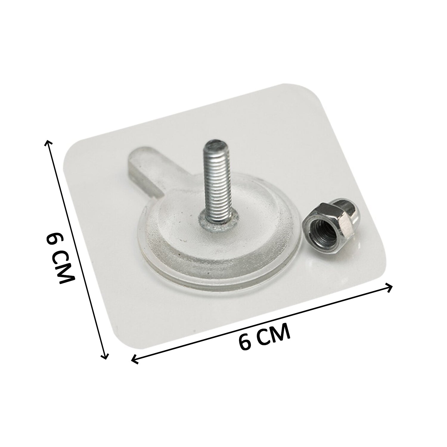 9017 Adhesive Screw Wall Hook used in all kinds of places including household and offices for hanging and holding stuffs etc. DeoDap 9017 Adhesive Screw Wall Hook used in all kinds of places including household and offices for hanging and holding stuffs etc. DeoDap